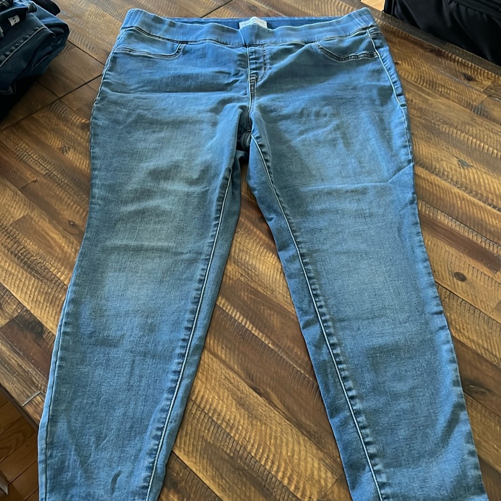 Lane Bryant pull on skinny jeans